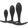 kit de 3 mini plugs training curve noirs