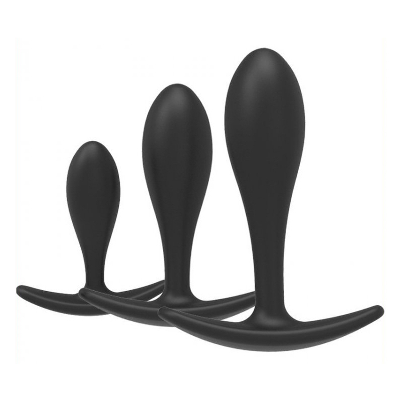 kit de 3 mini plugs training curve noirs