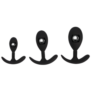 kit de 3 plugs avec bille trainer mont noirs