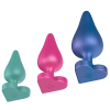kit de 3 plugs en silicone luster 3