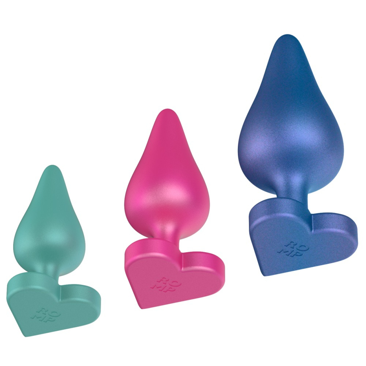 kit de 3 plugs en silicone luster 3