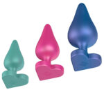 kit de 3 plugs en silicone luster 3