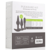 kit de 3 plugs pleasure noirs 8