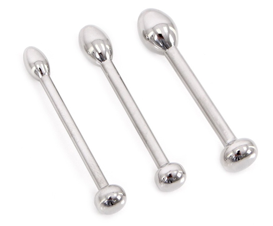 Kit de 3 plugs pour urètre 4.5cm | 6 à 10mm