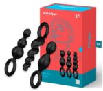 kit de 3 plugs silicone booty call satisfyer 95 x 25cm 1