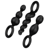 kit de 3 plugs silicone booty call satisfyer 95 x 25cm