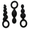 kit de 3 plugs silicone booty call satisfyer 95 x 25cm 2