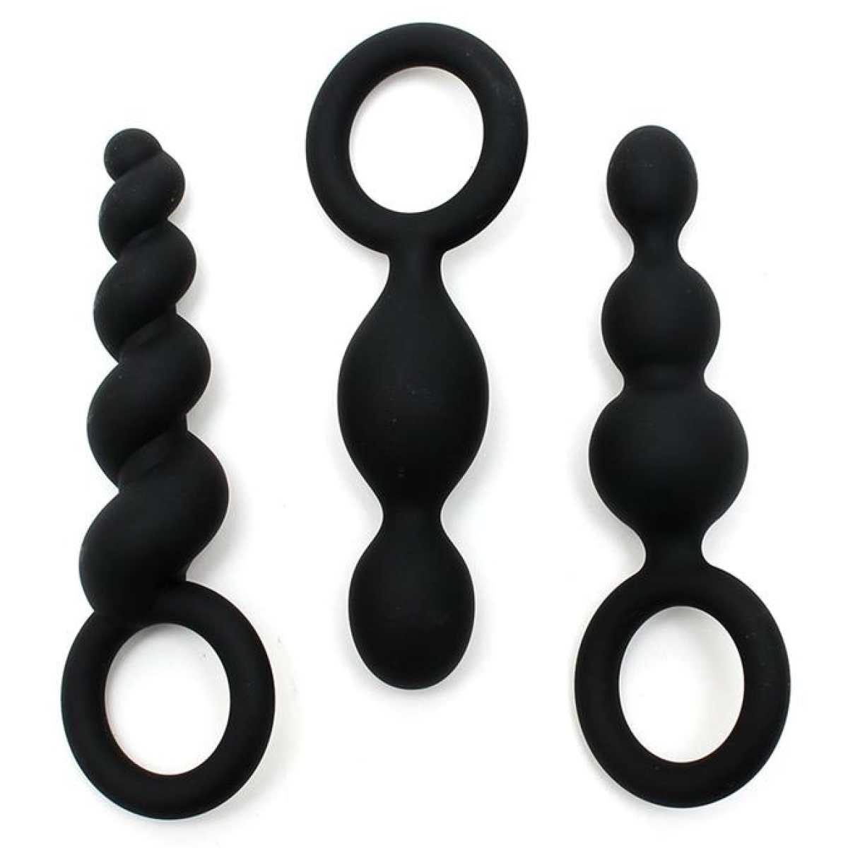 kit de 3 plugs silicone booty call satisfyer 95 x 25cm 2