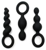 kit de 3 plugs silicone booty call satisfyer 95 x 25cm 2