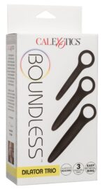 kit de 3 plugs silicone dilatro trio boundless noirs 1