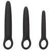 kit de 3 plugs silicone dilatro trio boundless noirs