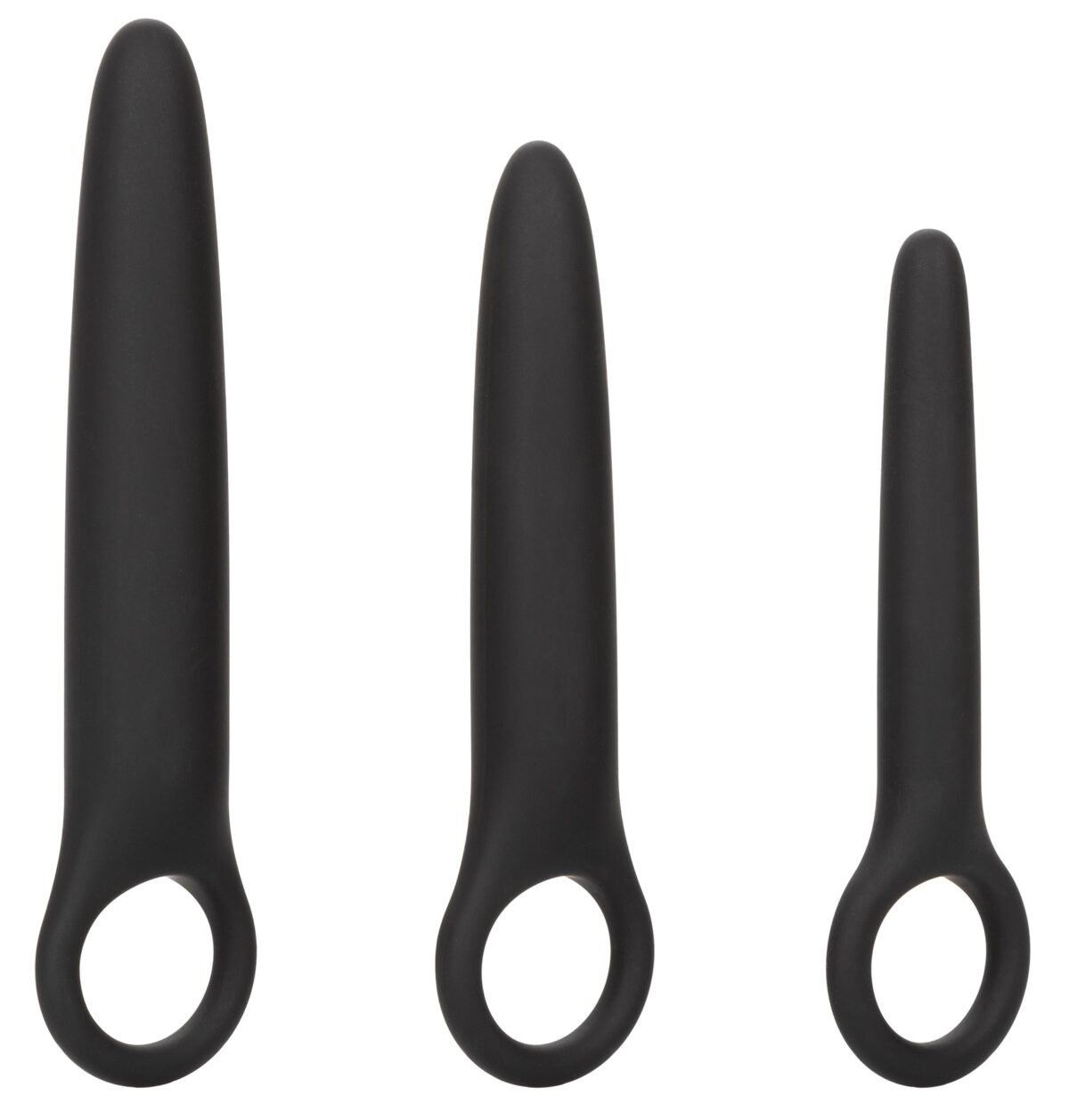 kit de 3 plugs silicone dilatro trio boundless noirs