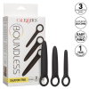 kit de 3 plugs silicone dilatro trio boundless noirs 2