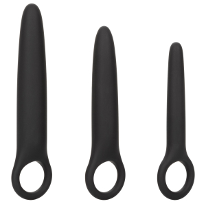 kit de 3 plugs silicone dilatro trio boundless noirs