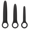 kit de 3 plugs silicone dilatro trio boundless noirs 5