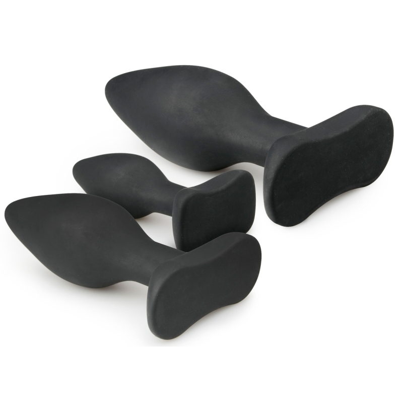 kit de 3 plugs silicone rocket noirs 3