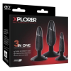 kit de 3 plugs xplorer noirs 1