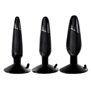 kit de 3 plugs xplorer noirs
