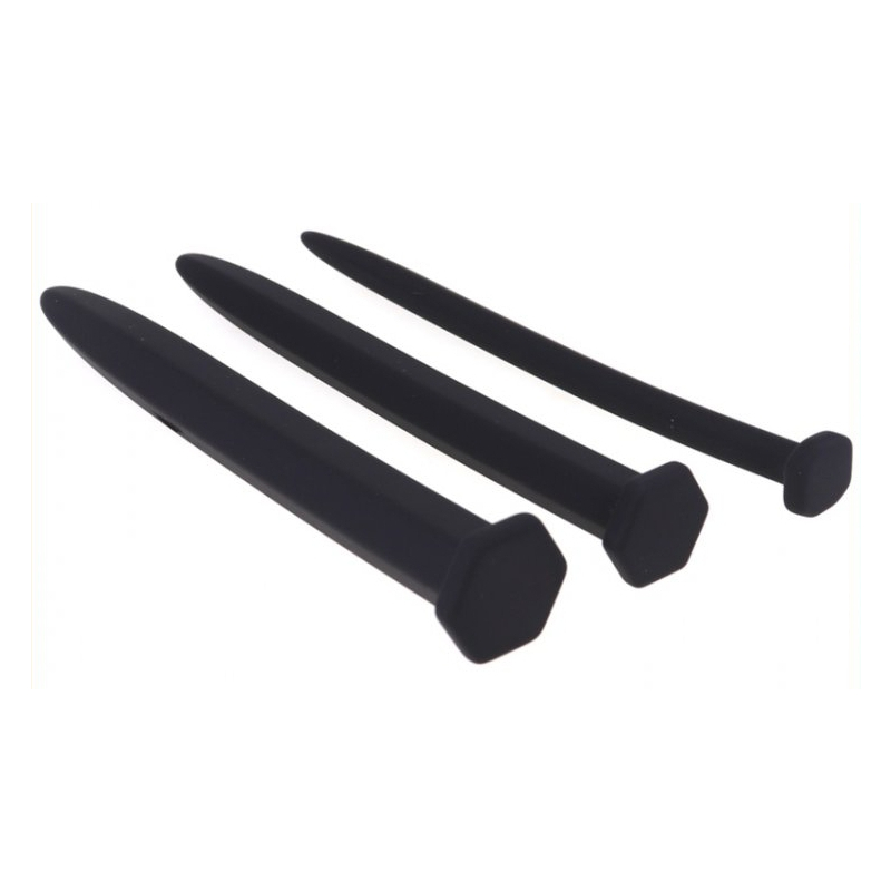 kit de 3 tiges d uretre silicone hexagon 15cm diametres 8 12 16mm 1