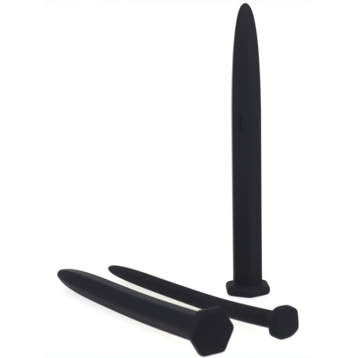 kit de 3 tiges d uretre silicone hexagon 15cm diametres 8 12 16mm 2