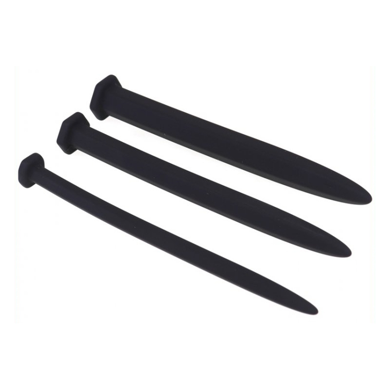kit de 3 tiges d uretre silicone hexagon 15cm diametres 8 12 16mm