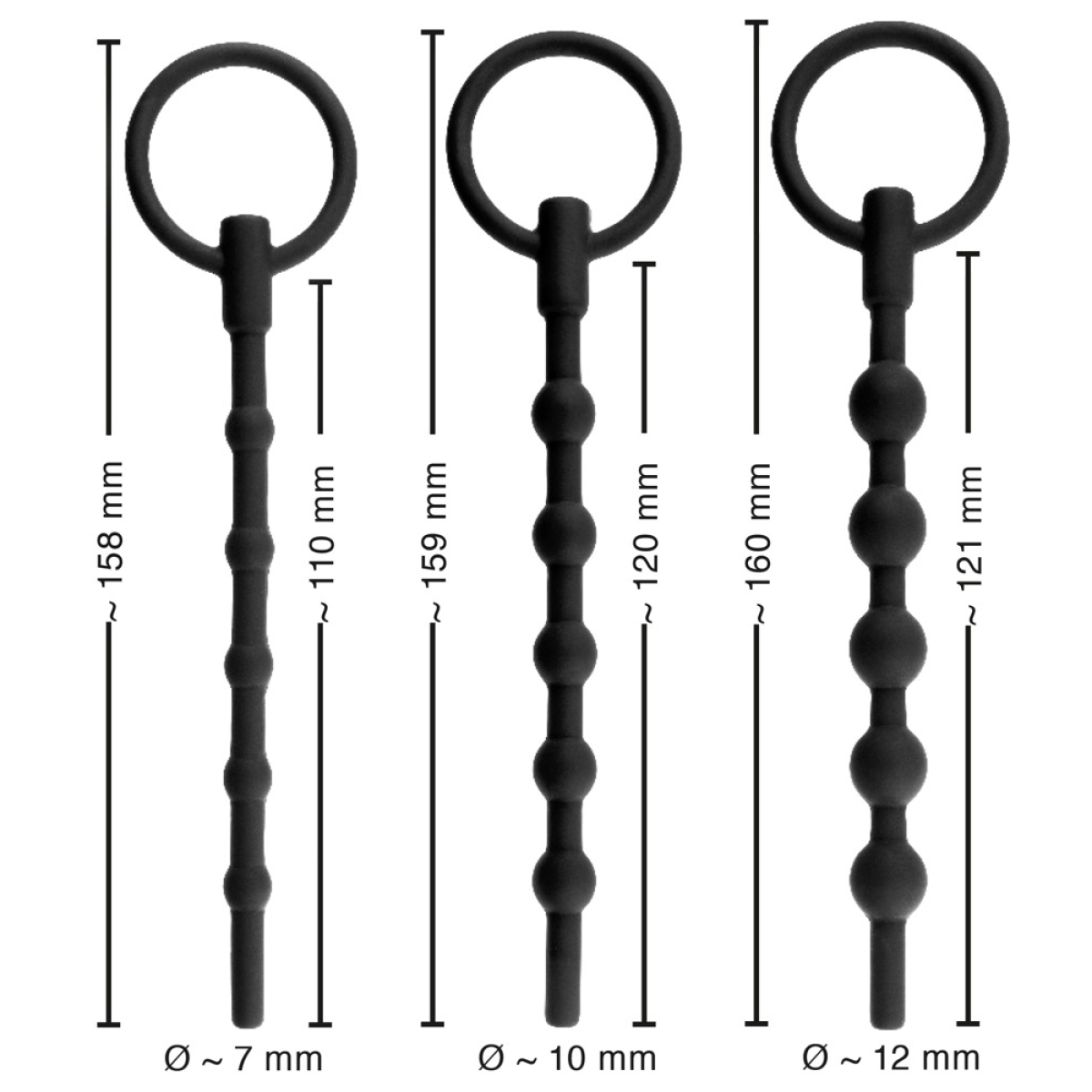 kit de 3 tiges d uretre training 12 cm diametre 7 a 12mm 6