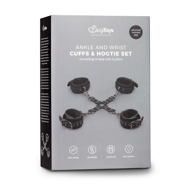 kit de 4 menottes avec croix 1
