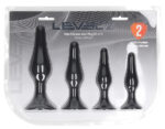kit de 4 plugs slim noirs 1