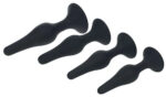 kit de 4 plugs slim noirs 2