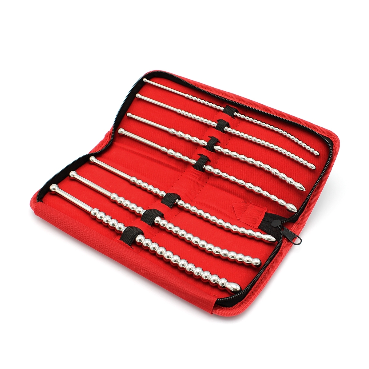 kit de 7 tiges d uretre beaded dilator 20 cm diametres 5 a 10mm