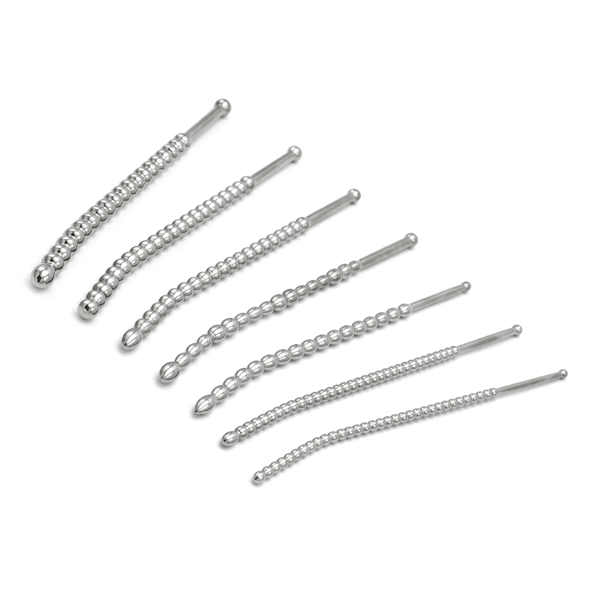 kit de 7 tiges d uretre beaded dilator 20 cm diametres 5 a 10mm 3