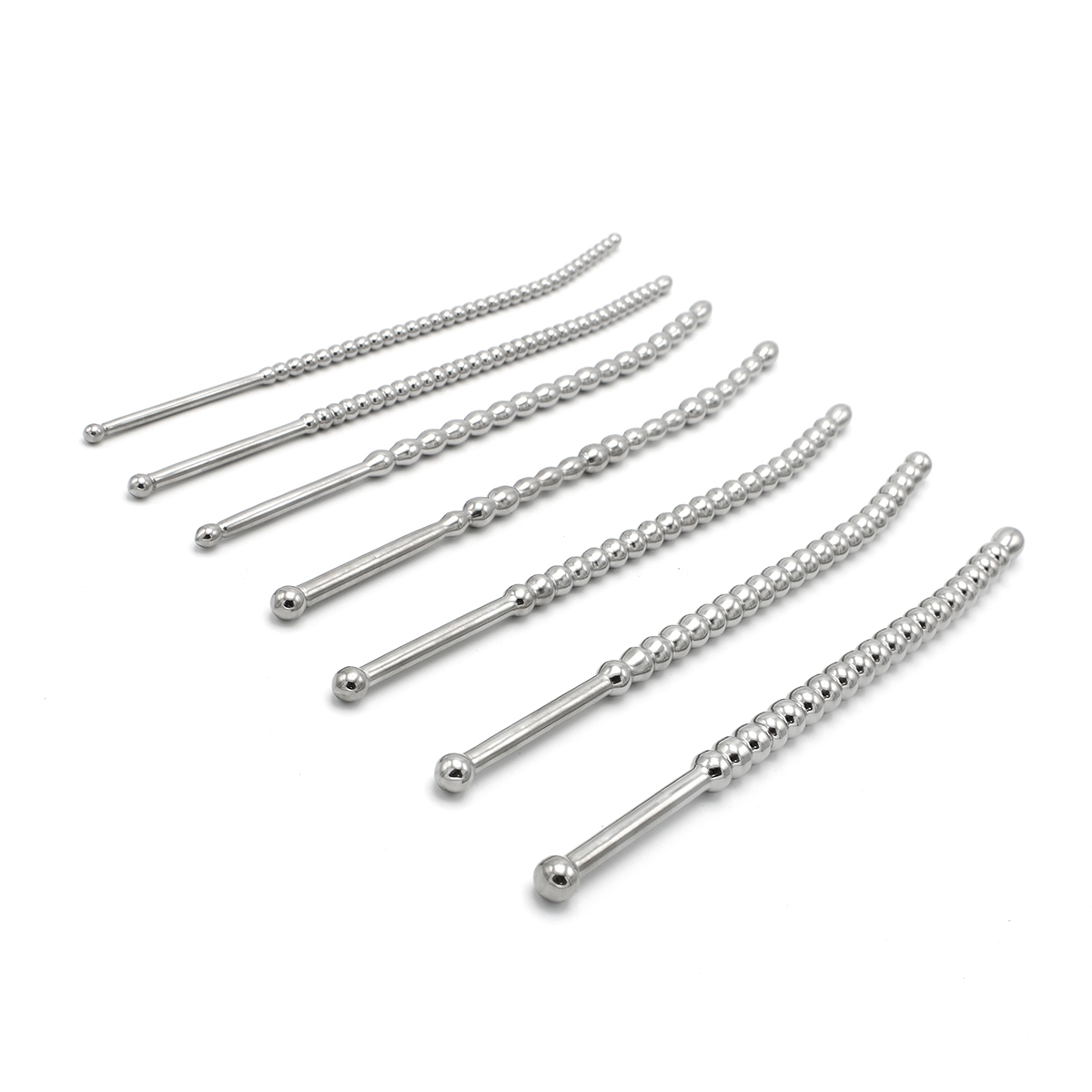 kit de 7 tiges d uretre beaded dilator 20 cm diametres 5 a 10mm 8