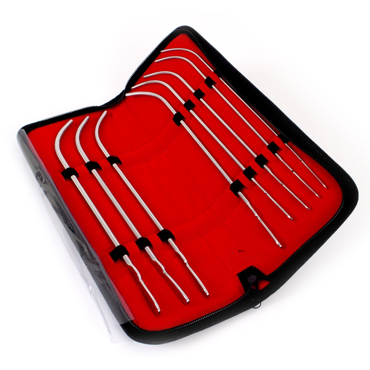 kit de 8 tiges d uretre courbees van buren 22cm diametres 3 a 7mm 1