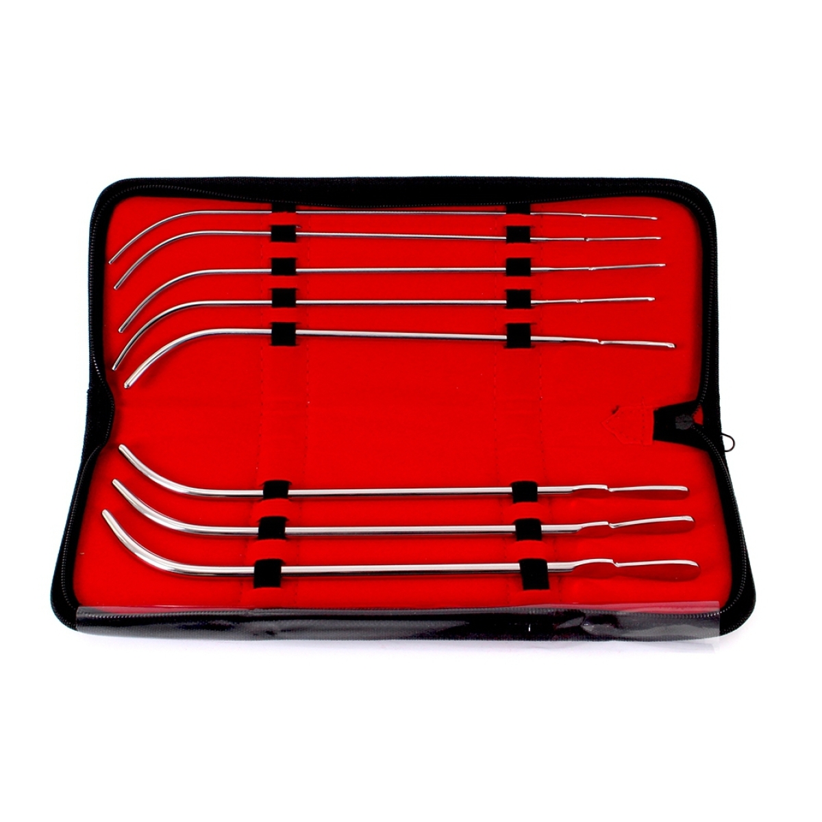 kit de 8 tiges d uretre courbees van buren 22cm diametres 3 a 7mm 2