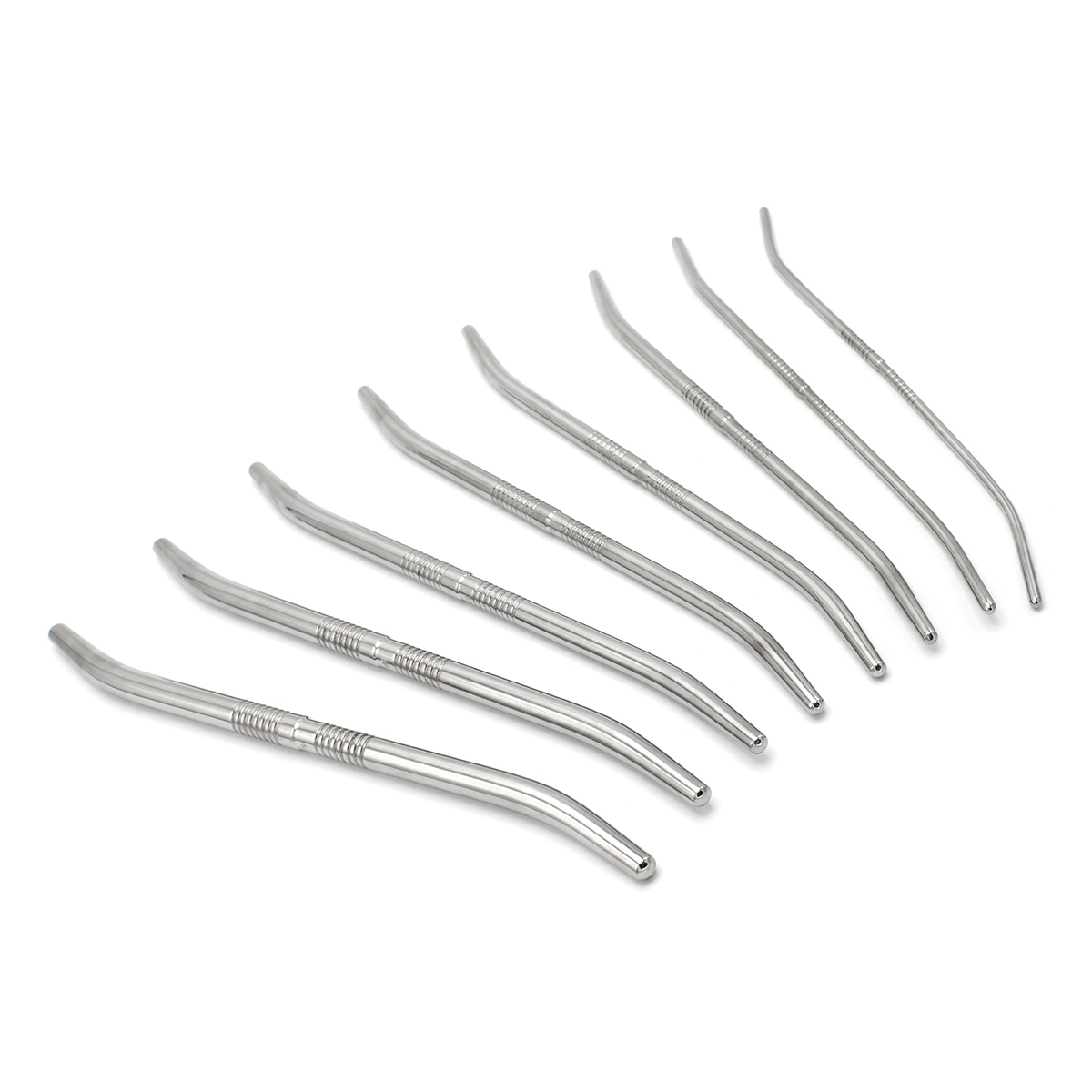 kit de 8 tiges d uretre end curve 14 cm diametres 4 a 13mm 1 1