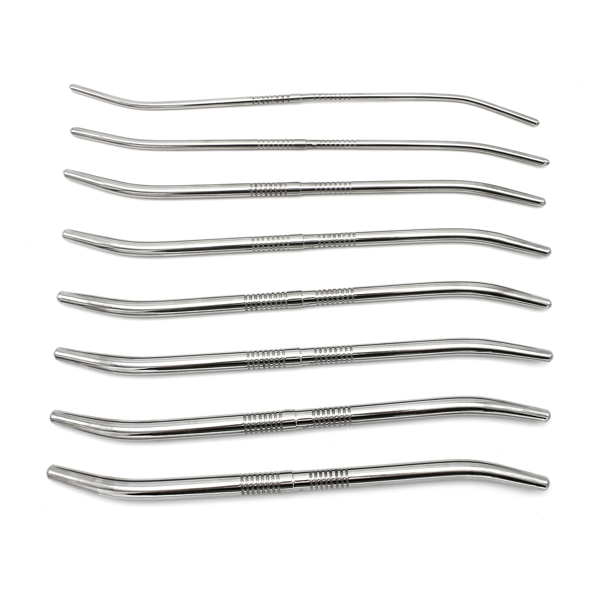 kit de 8 tiges d uretre end curve 14 cm diametres 4 a 13mm 1 7