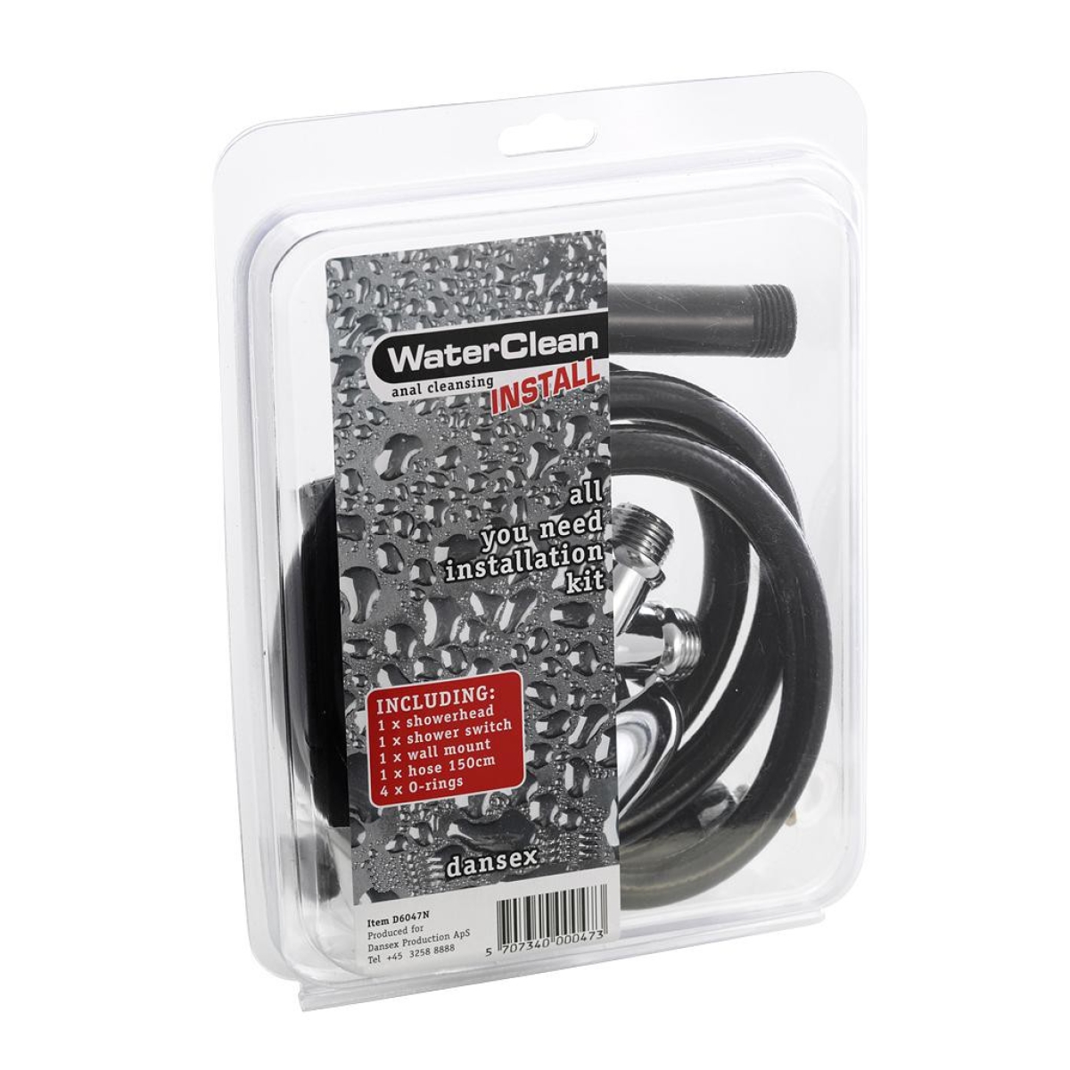 kit installation douche anale embout 13 x 2cm 1