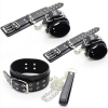 kit menottes et collier double pin noir 4