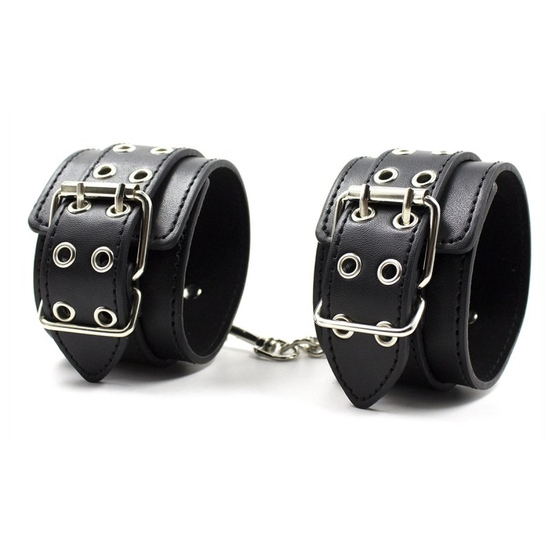 kit menottes et collier double pin noir 5