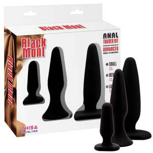 kit plugs en silicone black mont x3