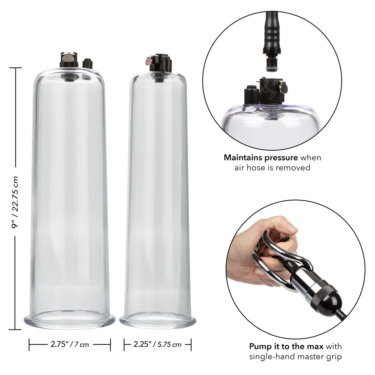 kit pompe a penis 2 tubes 22cm 6