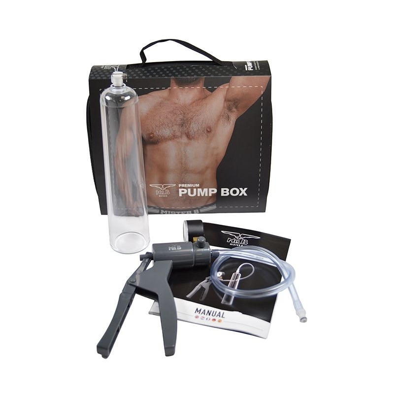 kit pompe a penis pump box mr b 23cm