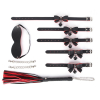 kit sexy bow 5 pieces noir rouge 1
