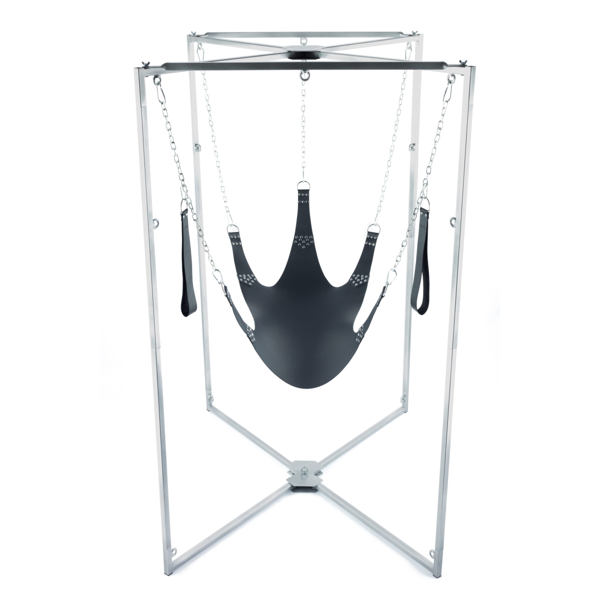 kit sling cuir 5 points noir armature grise scaled