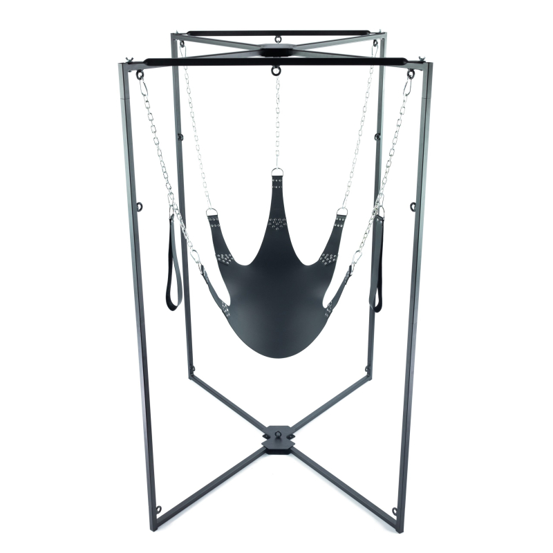 kit sling cuir 5 points noir armature noire scaled
