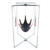 kit sling cuir 5 points noir rouge armature grise scaled