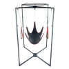 kit sling cuir 5 points noir rouge armature noire scaled