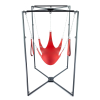 kit sling cuir 5 points rouge armature noire scaled