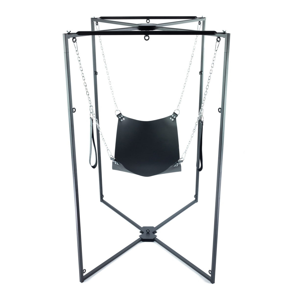 kit sling cuir carre noir armature noire scaled