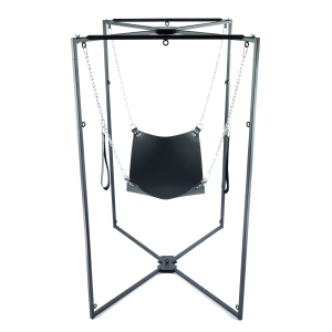 kit sling cuir carre noir armature noire scaled